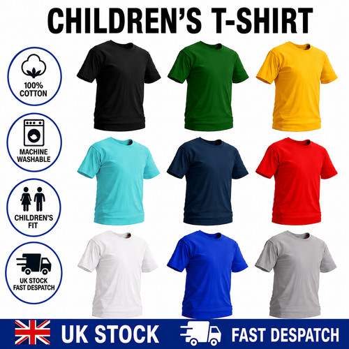 Kids premium plain shirt age - plain, t