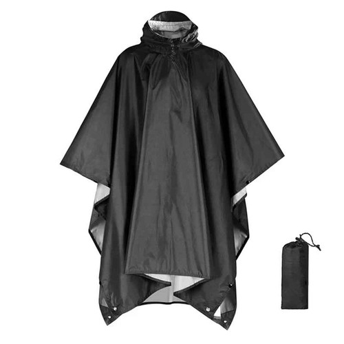 Classic black waterproof rain - black,
