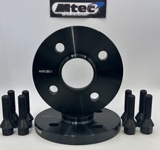 BMW E30 25mm Hubcentric wheel spacers and Extended Black Bolts 4x100 57.1CB