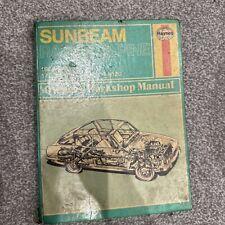 SUNBEAM ALPINE , RAPIER & RAPIER H120 FASTBACK 1967-74 REPAIR MANUAL *HARDBACK*