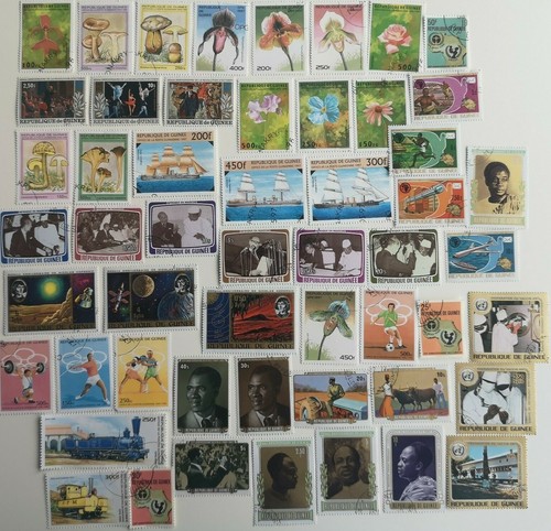 French guinea stamps - guinea,