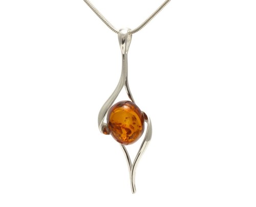 Natural baltic amber sterling - natural,