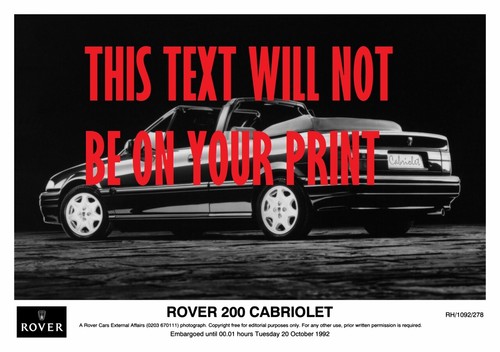 Rover cabriolet art poster - art,
