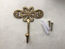 Antique Brass Floral Wall