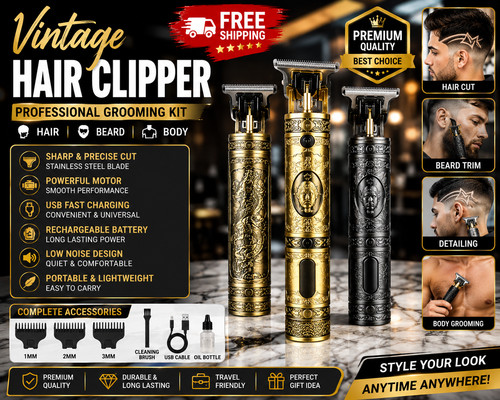 Vintage cordless hair clipper - hair,