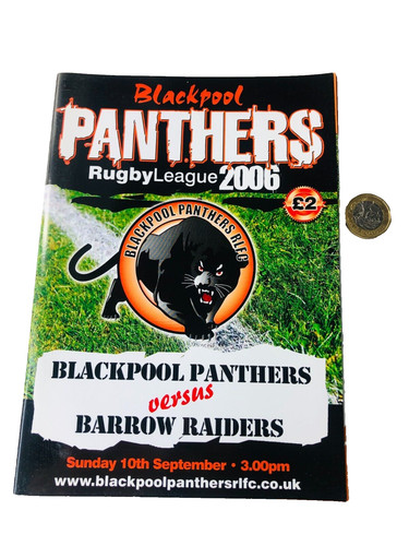 Rugby programme blackpool - rugby,