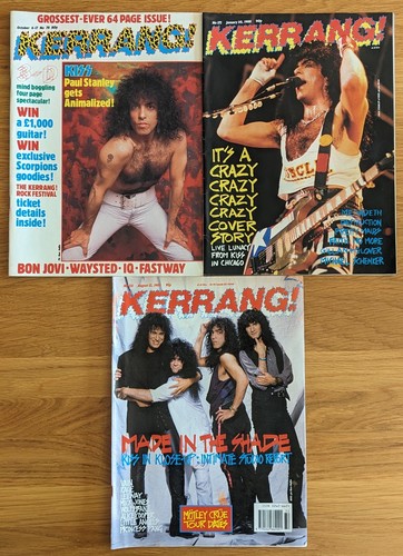 Kiss kerrang issues - kiss, kerrang!