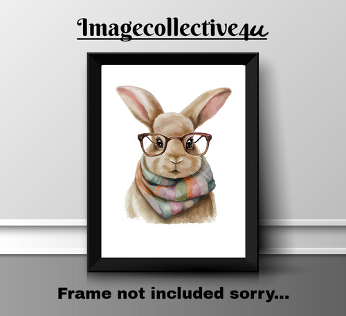 Rabbit animals pets - a4, print