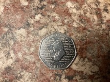 Sherlock Holmes rare 50p coin 2019 error coin 