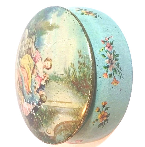 Vintage tin biscuit - vintage,
