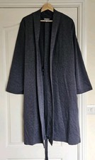 Cozee Home Quilted Kimono Robe, Navy Marl, Size XL