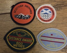 Vintage Swimming badges/patches
