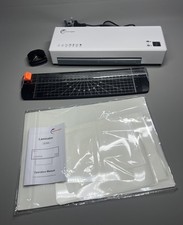 A4 Laminator Machine Thermal and Cold with 40 Pouches For School Home Office