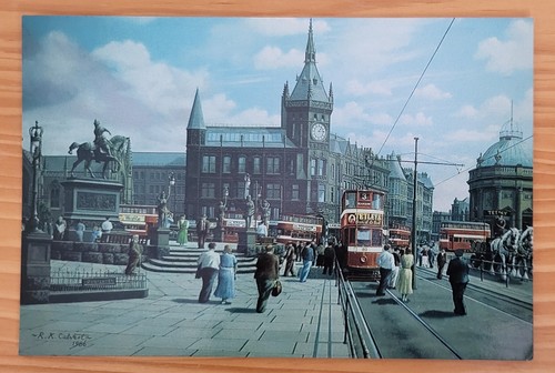 Vintage postcard unused leeds - unused,