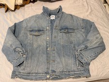 Zara men denim coat size - size, m-l