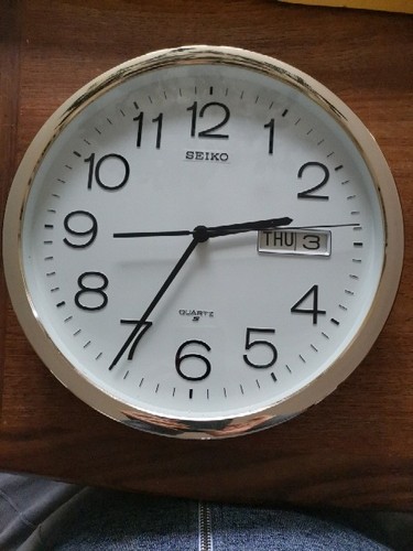 Vintage seiko round wall - wall, clock