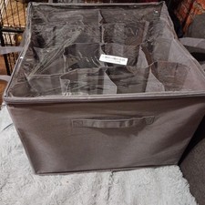 Shoe Storage Organizer for Closet, Fits 12-16 Pairs, Large Shoe Box Storage