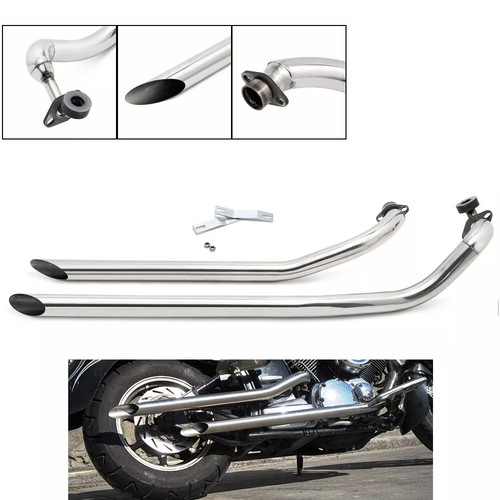 Staggered exhaust pipe polish - staggered,