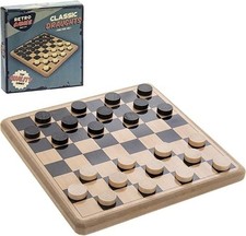 Retro Hames Wooden Draughts