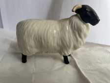 Beswick Black-Faced Sheep Figurine, model number 1765, made in England