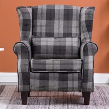 Orthopaedic High Back Tartan