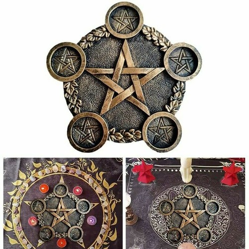 Tarot candle holder tray - tarot,