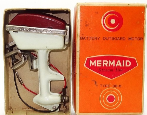 Vintage tinplate mermaid - tinplate,