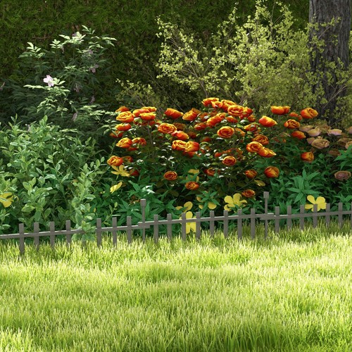 4pcs decorative garden fencing - garden,