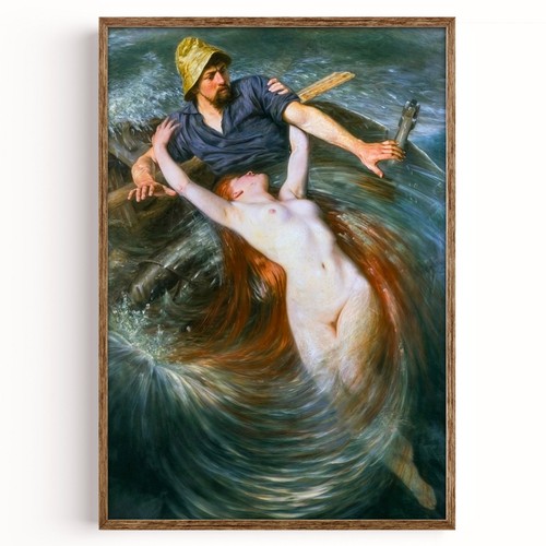 The fisherman and mermaid - the,