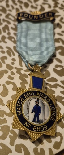 Masonic founders jewel watch - masonic, jewel-watch