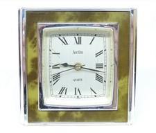 Vintage Small Nice Acctim Quartz Battery Alarm Clock Made in Japan Retro Working