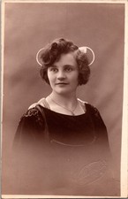 Vintage Sepia Portrait Woman