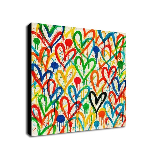 Dripping love hearts graffiti - love,