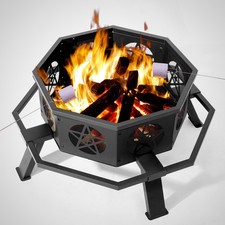 35in Fire Pit BBQ Octagon