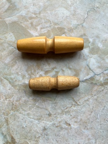 Wooden toggle buttons sold - toggle, per
