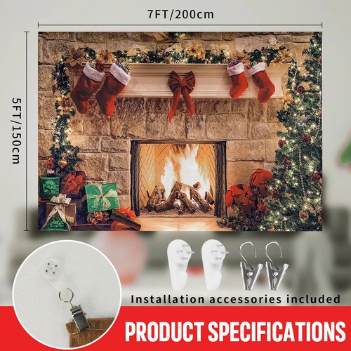5ft christmas backdrop - christmas,