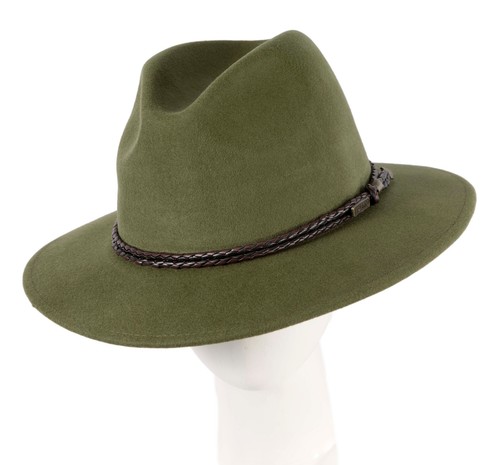 Green australian wool - green,