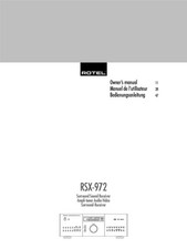 Rotel RSX-972 Surround