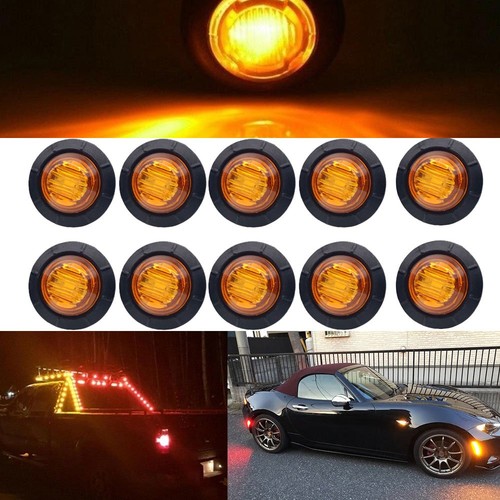 10x amber round - amber,