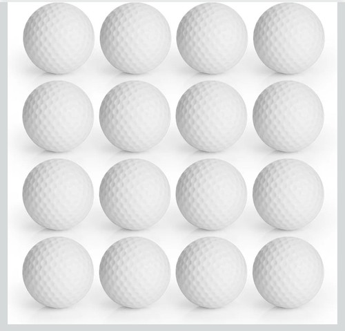 Pack white foam golf - 50,