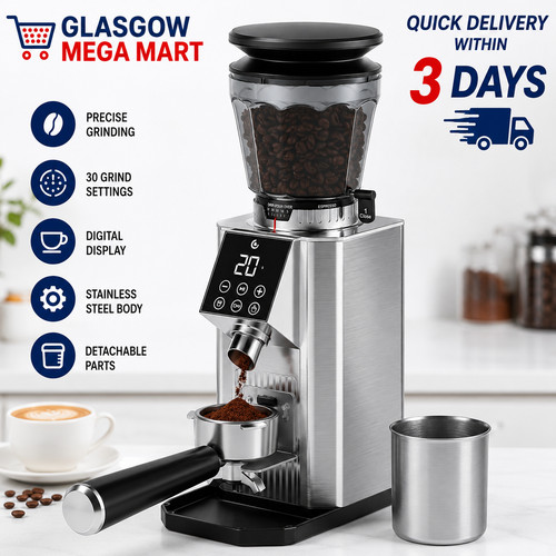 Amzchef burr coffee grinder - amzchef,
