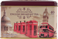 Vintage London Tea Tin with 40