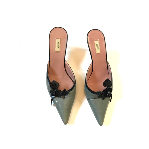 Prada kitten heels mules - kitten,