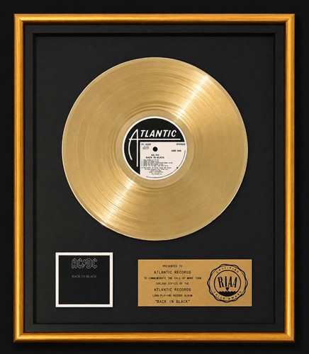Back black lp gold - black,