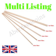 30cm Round Natural Wooden