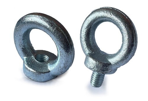 Zinc plated lifting - plated, eye