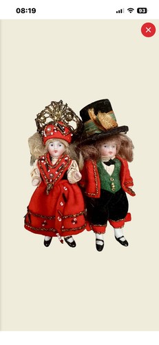 Pair antique all - pair, of