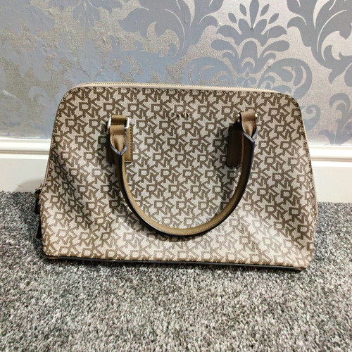 Dkny monogram canvas zip - dkny,