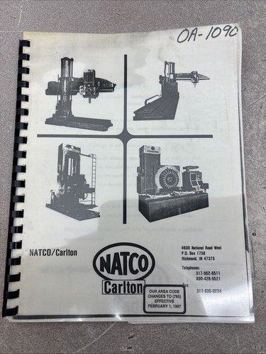 Natco carlton radial - natco, oa-1a