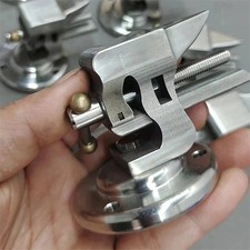 One Inch Mini Stainless Steel Small Vise with Anvil Table Watch Repair